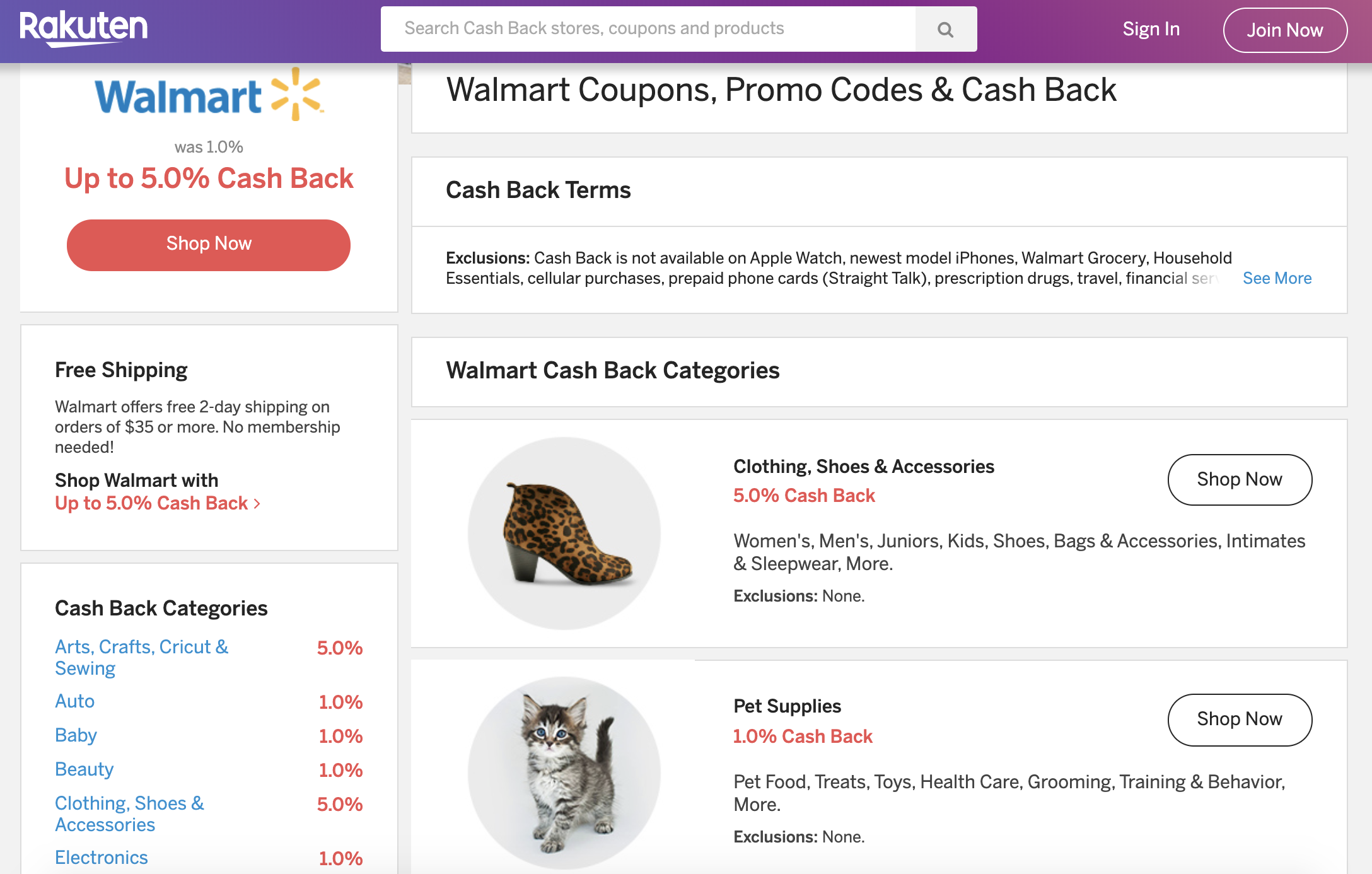 Earn Serious Cashback At Walmart